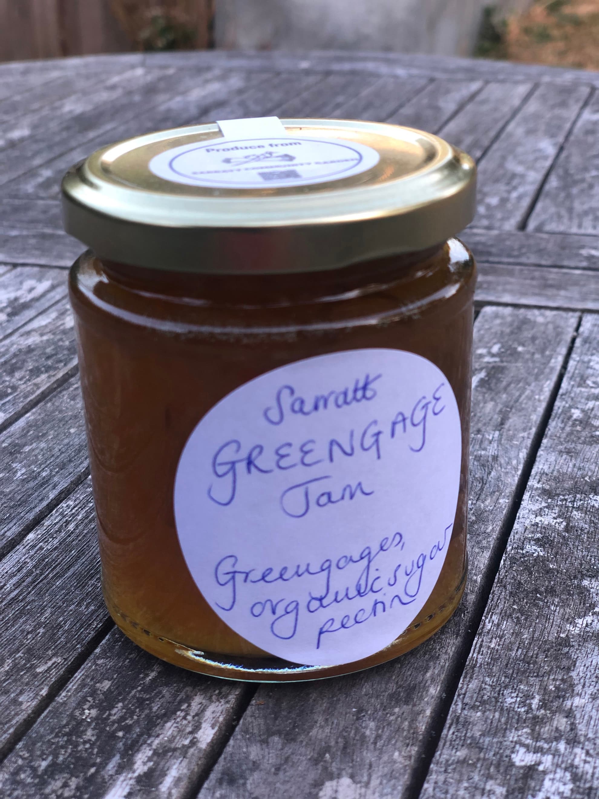 Limited Edition Sarratt Greengage Jam